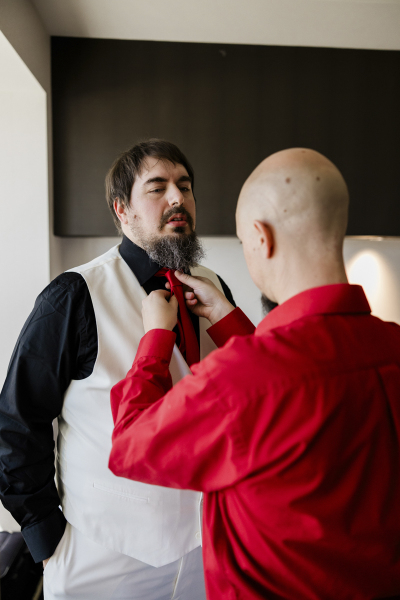 Get extra photography for getting ready.