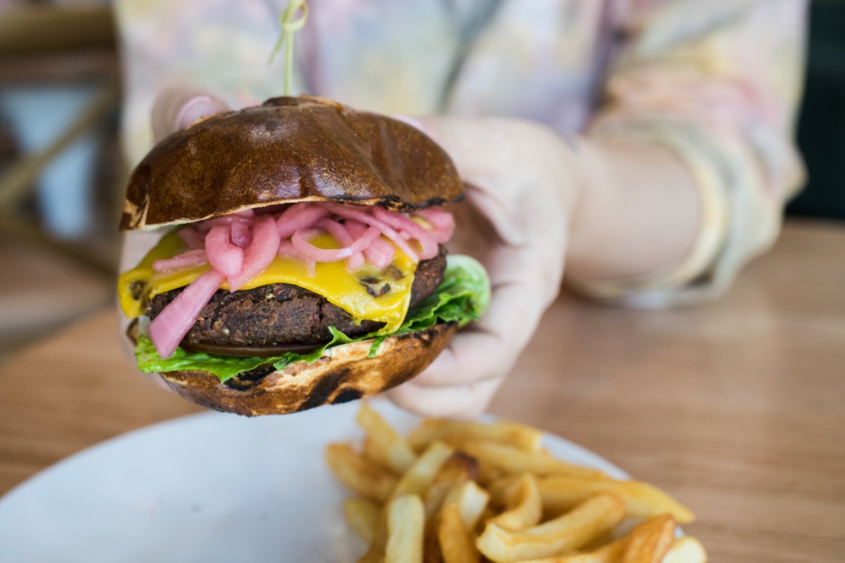 The Graze Burger, vegan restaurantl