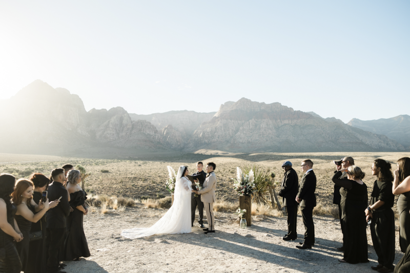 Ceremony at Red Rock Canyon.