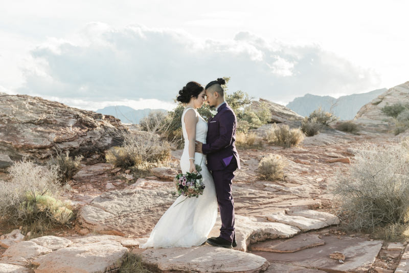 Ceremony at Red Rock Canyon.