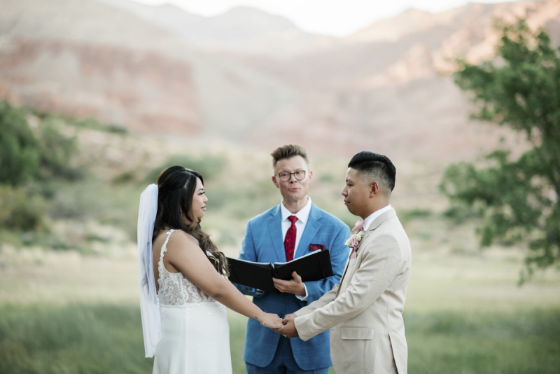 Ceremony at Red Rock Canyon.