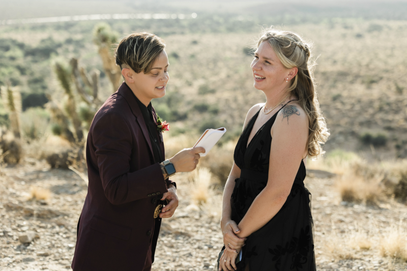 Ceremony at Red Rock Canyon.
