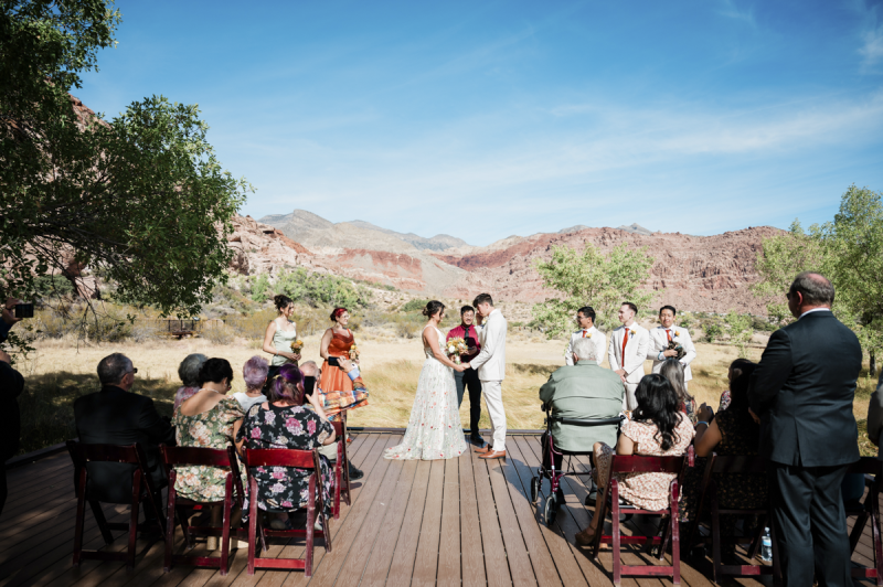 Ceremony at Red Rock Canyon.