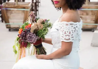 Sustainable Green Wedding at the Doyle in Las Vegas.