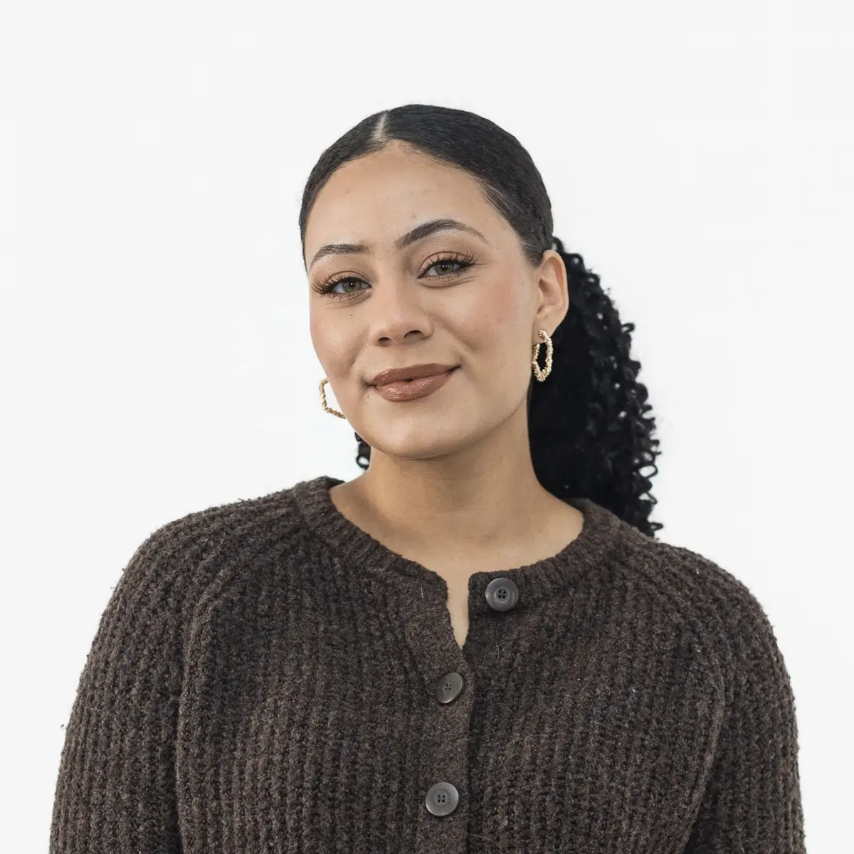 Portrait of wedding coordinator, Penny Pena.