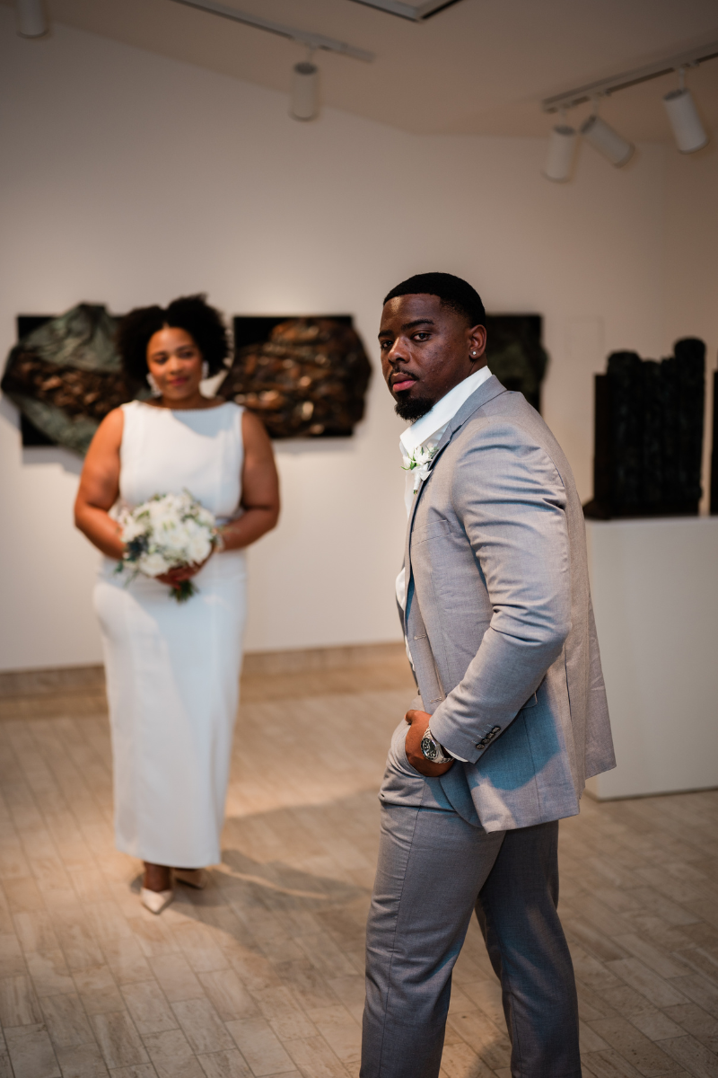 This couple knew how to plan a wedding in 3 months thanks to help from Cactus Collective Weddings in Las Vegas,