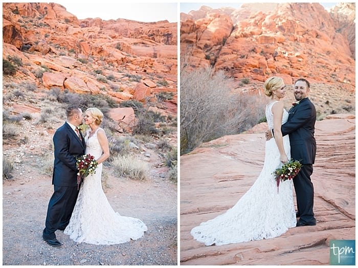 Outdoor Elopement  Package  Red Rock Canyon Cactus 