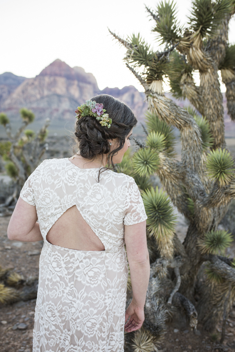 Wedding hair updo.