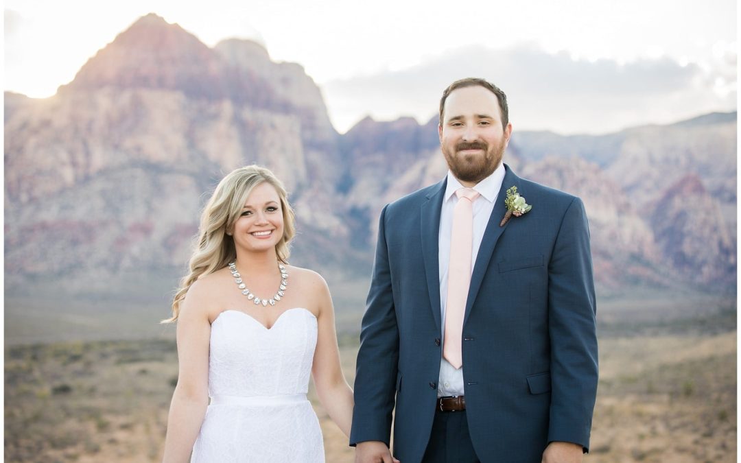 Ashley Brad Red Rock Canyon Wedding