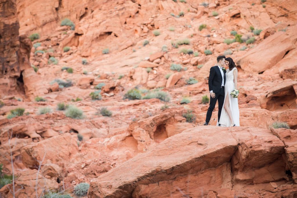 Bride + Groom at Valley of Fire State Park.