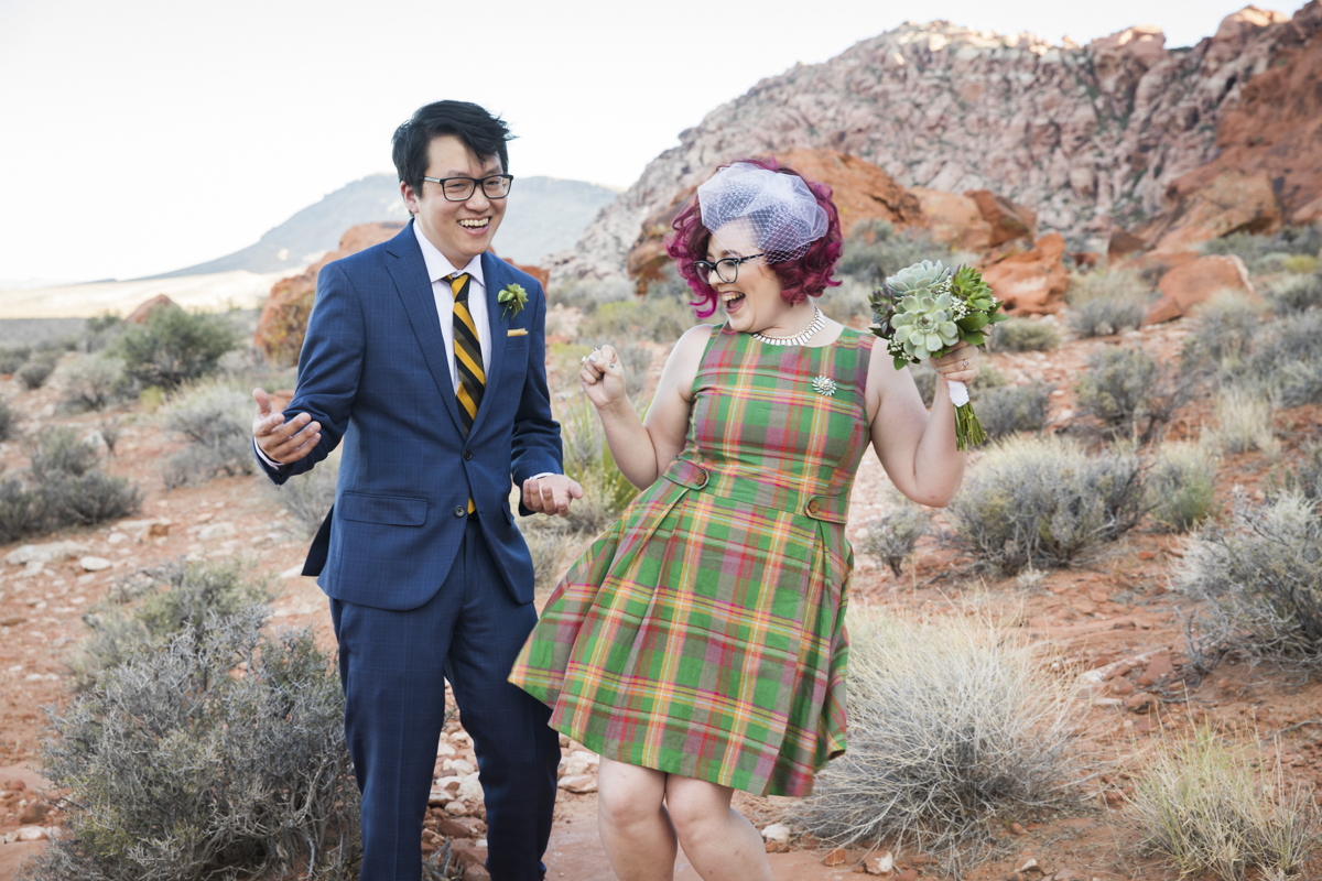 Tansy + Tom, a Real Wedding at Red Rock Canyon