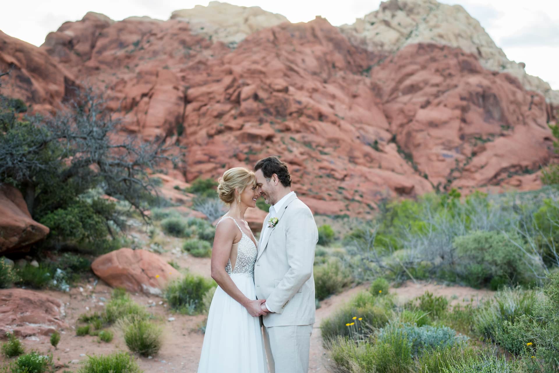 Serena + Shaddon on their wedding day.