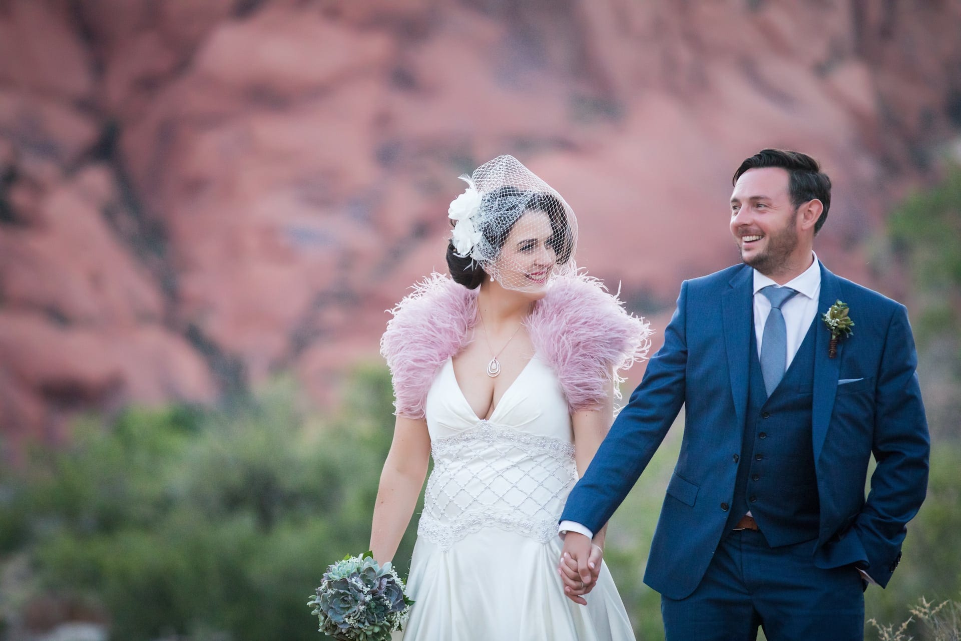 Gail + Nick eloping in Vegas.