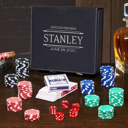 Groomsmen Gifts: Personalized Poker Set