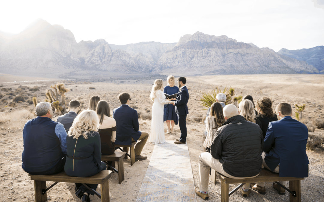 Micro wedding at Red Rock Canyon in Las Vegas.