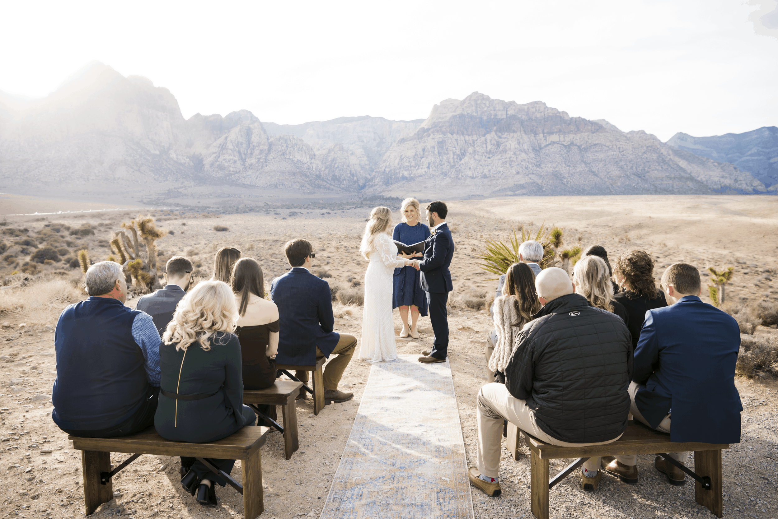 Micro wedding at Red Rock Canyon in Las Vegas.