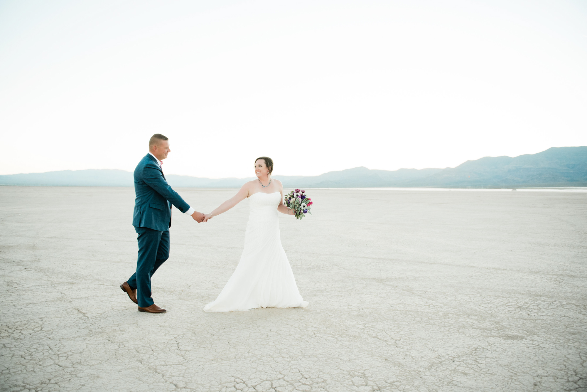 Jennifer + Scott: A Real Wedding in Dry Lake Bed