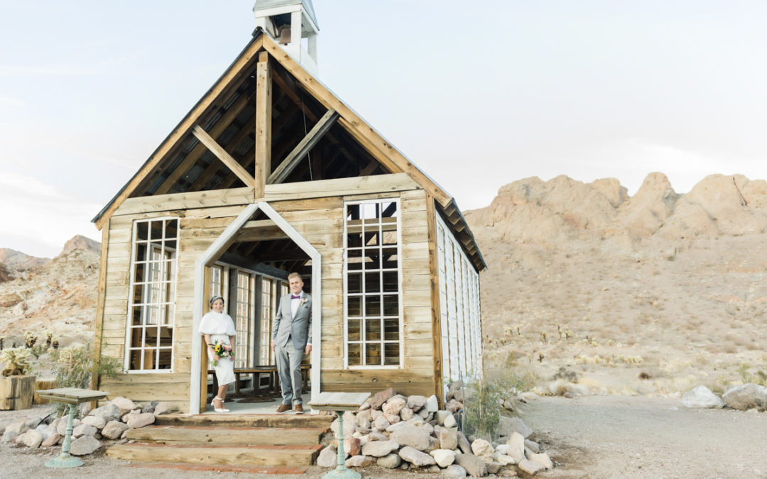 wedding chapel in the desert