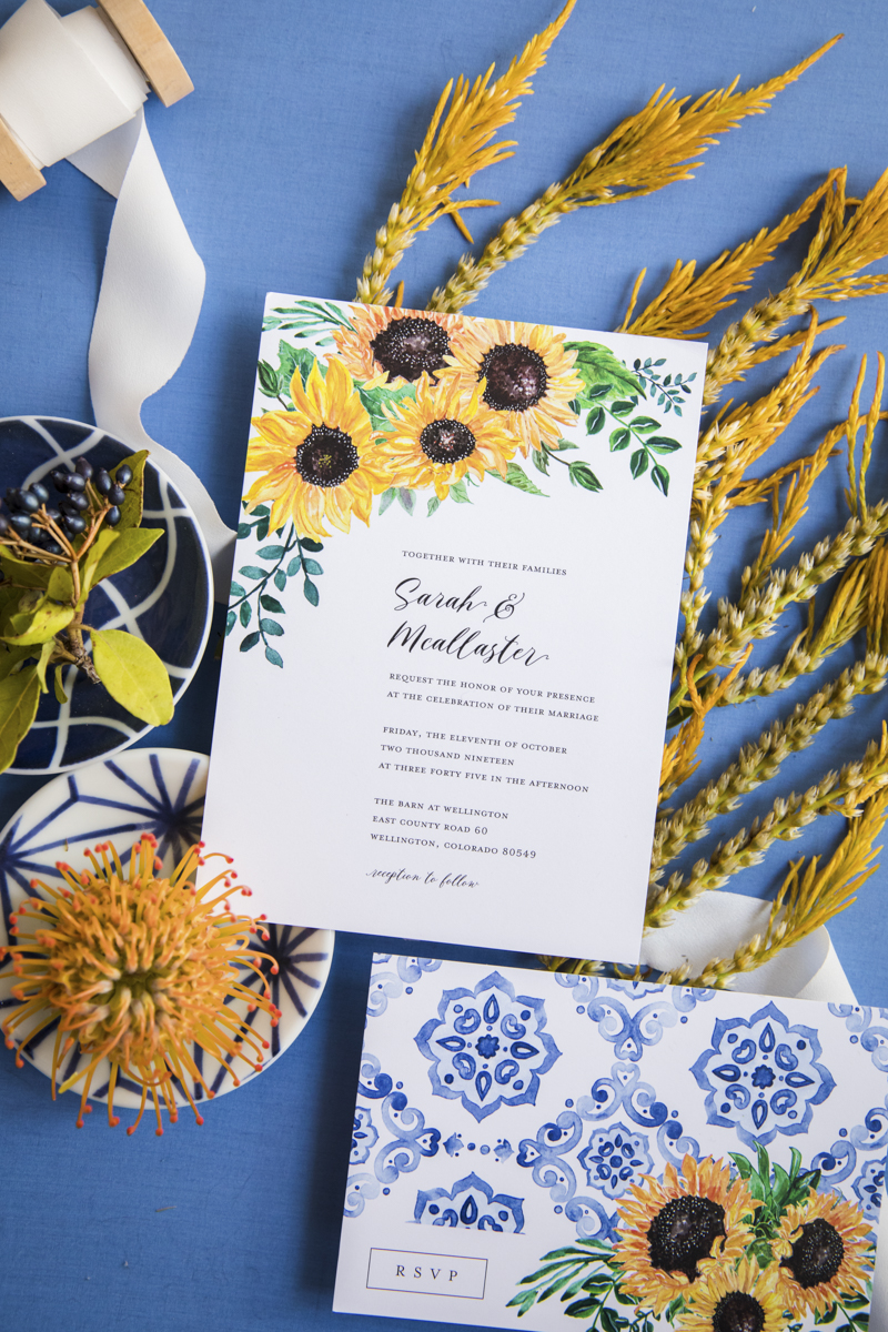 spring wedding invitation